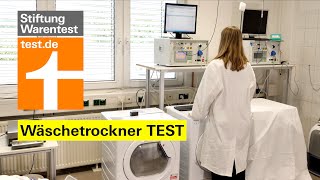 Test Wäschetrockner 2020 So testen wir Kondensationstrockner mit Wärmepumpe Stiftung Warentest [upl. by Enaitsirk]