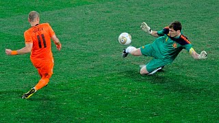 casillas save vs robben in 2010 world cup final🏆football worldcup fifa [upl. by Naji390]