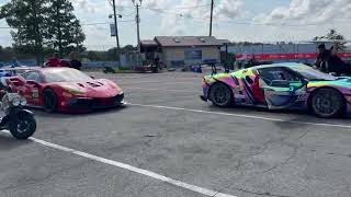 Ferrari Challenge 2024 Watkins Glen Race Track Hauling Challenge Cars [upl. by Bible]