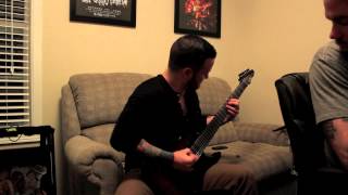 Whitechapel  2012 studio update guitar tracking [upl. by Adnauqahs]