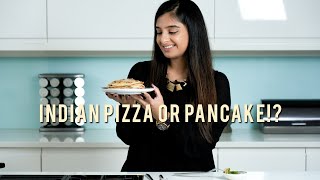 Quick amp Easy Instant Uttapam 🍕🥞 INDIAN PIZZA OR PANCAKE [upl. by Teplitz]