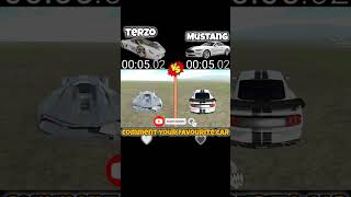 Lamborghini terzo vs Mustang gt speed test blasterindiangamer [upl. by Vitek]