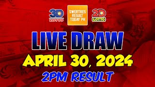 LIVE Swertres Result Today  April 30 2024  2PM DRAW [upl. by Gloriane737]