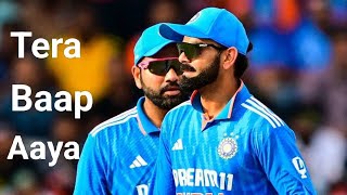 Tera Baap Aaya feat Virat Kohli Rohit Sharma ❤️ Attitude Status 🔥 👑youtube viratkohli rohitsharma [upl. by Audras]