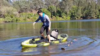 Kayaks2Fish NextGen 10 Fishing Kayak Stability Test Sydney Australia  2021 [upl. by Enelec]