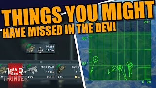 War Thunder DEV  THINGS you MIGHT HAVE MISSED Radar CLUTTER amp INFO REWORK UI CHANGES amp MORE [upl. by Aynatan605]