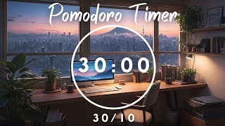 🎧 3010 Pomodoro Timer🍵🌸Calming Lofi Beats for Study amp Focus ✨ Pomodoro Station [upl. by Analeh]