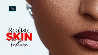 How To Create Realistic Skin Texture In Photoshop [upl. by Luckin979]