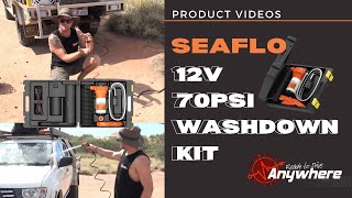 SEAFLO Portable 12V 70 PSI Washdown Kit  Product Information [upl. by Cyrillus358]