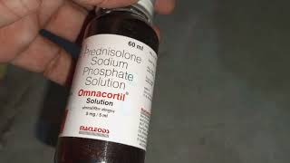 Omnacortil solution uses in hindi  Prednisolone sodium  Omnacortil Syrup uses in hindi [upl. by Alyhs]