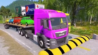 Part 1Collection of construction vehicle Cartoons for children Car accident simulation Cartoons [upl. by Brigitta535]