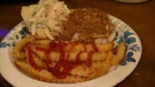 BBQ Pulled Pork using Pork Tenderloin Cooked in my Crock Pot and Sweet Baby Rays BBQ Sauce [upl. by Hephzipa]