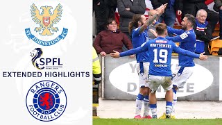 St Johnstone vs Rangers Extended Highlights  SPFL  CBS Sports Golazo  Europe [upl. by Atelahs]