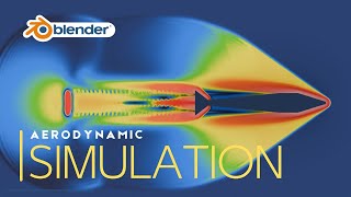 Blender Tutorial  Aerodynamic Simulation [upl. by Aisile]