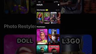 RESTYLE CARTOON yourself app  OVERVIEW [upl. by Grose]