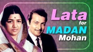 Lata Mangeshkar for Madan Mohan HD Jukebox  Top 10 Lata songs for Music Director Madan Mohan [upl. by Alo]