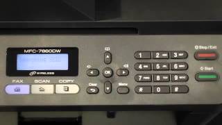 How to Set Up Wireless for the Brother™ MFC7860DW Printer [upl. by Quiteris917]