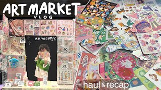 ART VLOG ✪ first artist alley small business struggles amp month long prep [upl. by Bostow653]