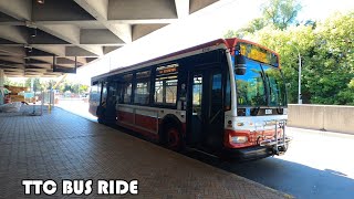 4k TTC Route 63 Bus Ride From Eglinton West Station To King St West Via Ossington Station [upl. by Latnahs]