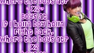 OMG Girlz quotWhere The Boys Atquot Lyrics [upl. by Wenona665]