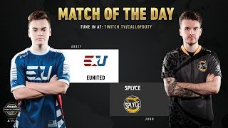 eUnited vs Splyce  CWL Pro League 2019  Division B  Week 4  Day 4 [upl. by Acissehc654]