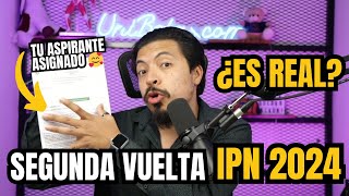 Segunda Vuelta IPN 2024 Te Revelo Fechas Oficiales y Trámites para Ingresar al Nivel Superior [upl. by Anitan]