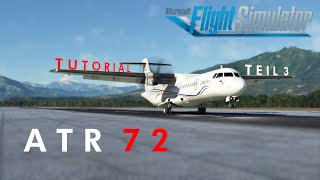 Landen in der ATR 4272 🛬  Tutorial  Teil 3 Anflug amp Landung [upl. by Noedig500]