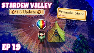 PRISMATIC SHARD Stardew Valley 16 Lets Play  Ep 19 [upl. by Enajyram]