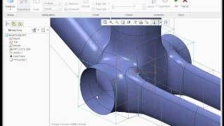 Creo 10  Bicycle Bottom End Bracket  Design Engine using Creo Freestyle [upl. by Thgiwd]