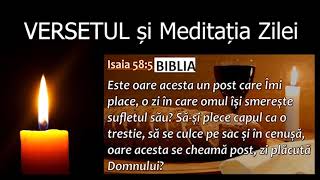 Versetul si Meditatia zilei de 23 Octombrie  slujitor Dani [upl. by Dorothea]