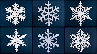 TOP 6 Amazing Snowflakes  Christmas Decor Ideas [upl. by Sedrul]