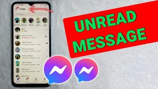 How to Unread Messages on Facebook Messenger  Full Guide [upl. by Lamrert]