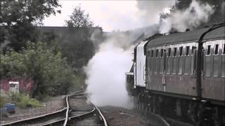 The Jacobite 45407 Departing Fort William [upl. by Aillicec931]