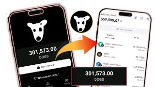 INSTANT 399 Withdrawal  Dogs Token Live withdrawal  How to withdrawal dogs token [upl. by Irrol]