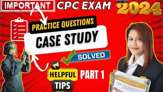 Case Study Practice Questions for CPC Exam  Medical Coding [upl. by Nikolaus]