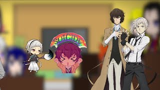 Bungo Stray Dogs react to Dazatsu  fluff amp angst [upl. by Sivet]