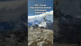 Train Ride From Zermatt to Gornergrat Switzerland [upl. by Burget88]