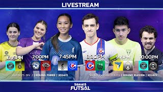 Series Futsal Youth Round 11Womens Div 2 Round 3  Full Livestream [upl. by Mindy]