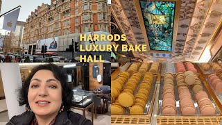 HARRODS LONDON  LUXURY FOOD HALL TOUR  2023  YUMMY CAKES [upl. by Aivitnahs382]