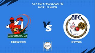 Match 1  NCT vs BFC  Highlights  ECS Cyprus 2024  17 Jan 2024  ECS24001 [upl. by Firehs]