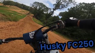 Husky FC250 at Cash Bros MX 72924 [upl. by Hendrickson500]