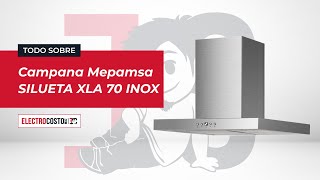 🔴 Campana Decorativa Mepamsa SILUETA XLA 70 INOX [upl. by Riggins]