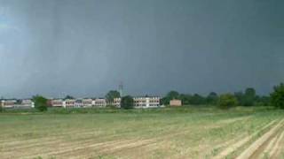 Temporale grandigeno a Rozzano MI  Grandine imbianca le auto  Hailstorm strong 21 Giugno 2009 [upl. by Ispep]