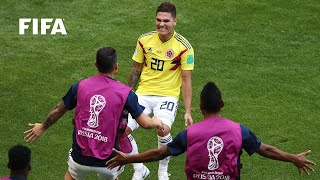 Juan Quintero goal vs Japan  ALL THE ANGLES  2018 FIFA World Cup [upl. by Raychel]