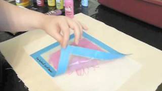 Basic screen printing using thermofax screens part 2 [upl. by Kerk843]