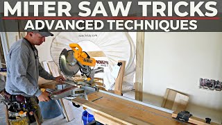 Advanced Miter Saw Techniques  Tricks Youve Probably Never Seen [upl. by Sualokin]