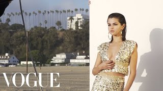 Selena Gomez Goes Behind the Scenes With Vogue [upl. by Namurt]