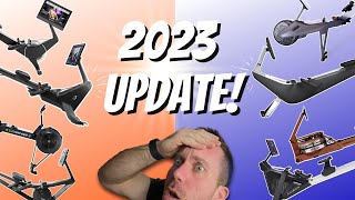 2023 UPDATE  Peloton Row vs Hydrow  Aviron  etc [upl. by Nadirehs]