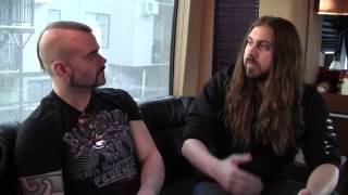 Sabaton Interview 2014 Joakim Broden amp Chris Rorlandat Heavy Montreal Aug 6 2016 [upl. by Wells435]