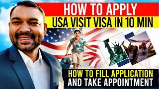 How to Apply USA Tourist Visa from Pakistan  Complete Guide to Fill Visa Application in 10 Minutes [upl. by Gibbons]